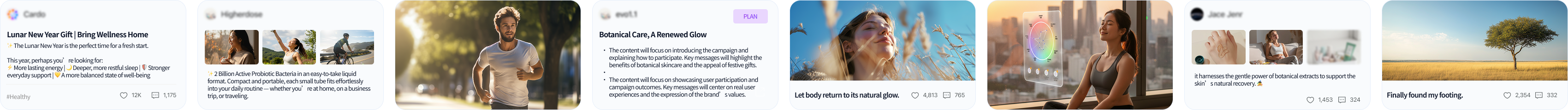 Agent content examples